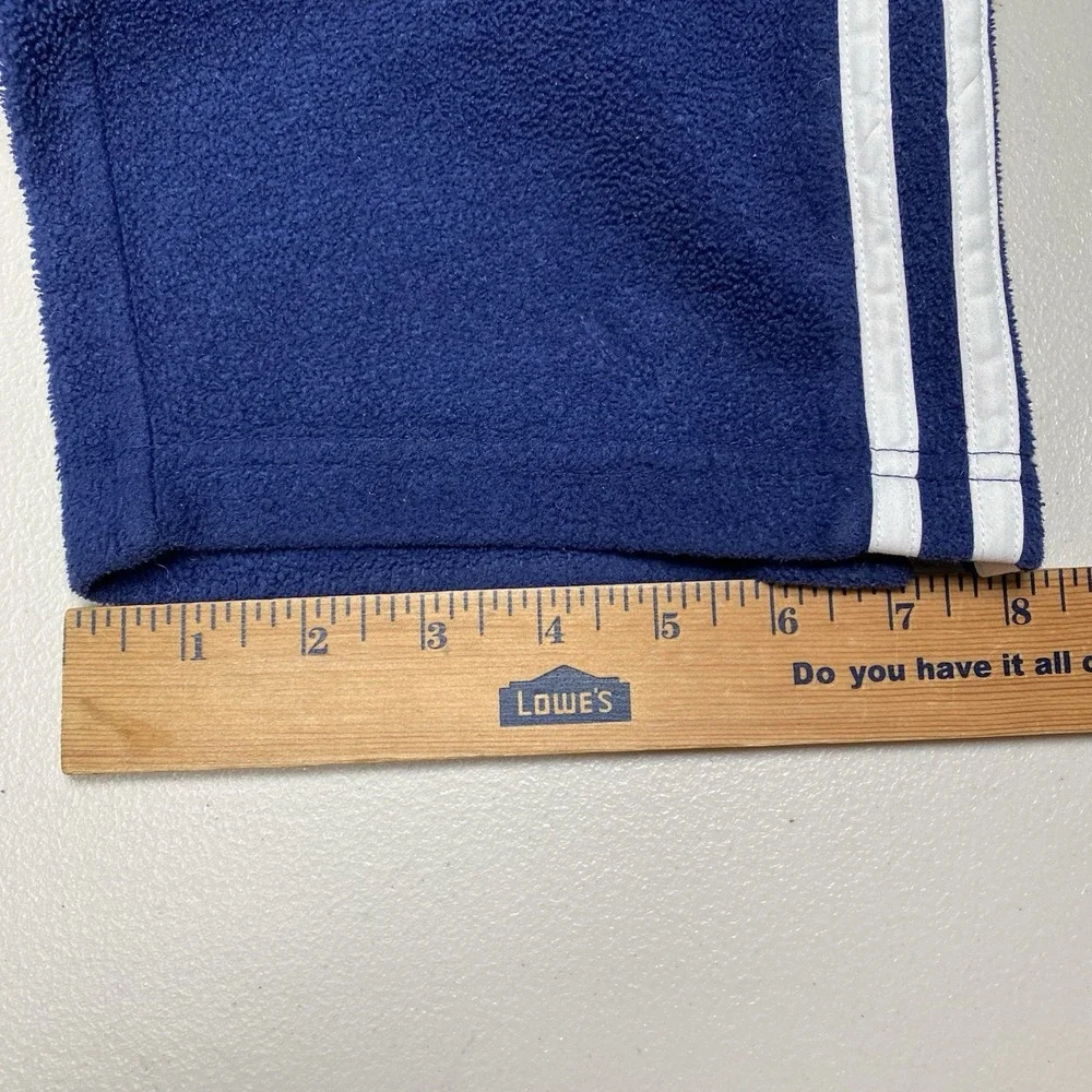 90s Adidas Sweatpants 2XL (Long) Pile Fleece Baggy Navy